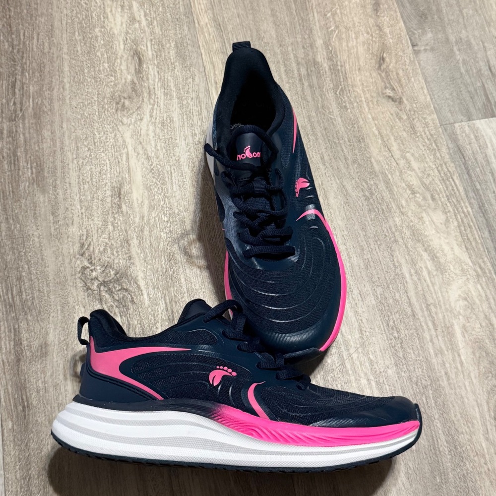 Orthocomfoot 24YD01G Womens Navy Pink Walking Shoes Sneakers EU 37.5